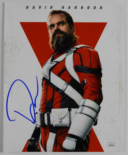 David Harbour JSA Signed Autograph Photo 8 x 10 Red Guardian Marvel