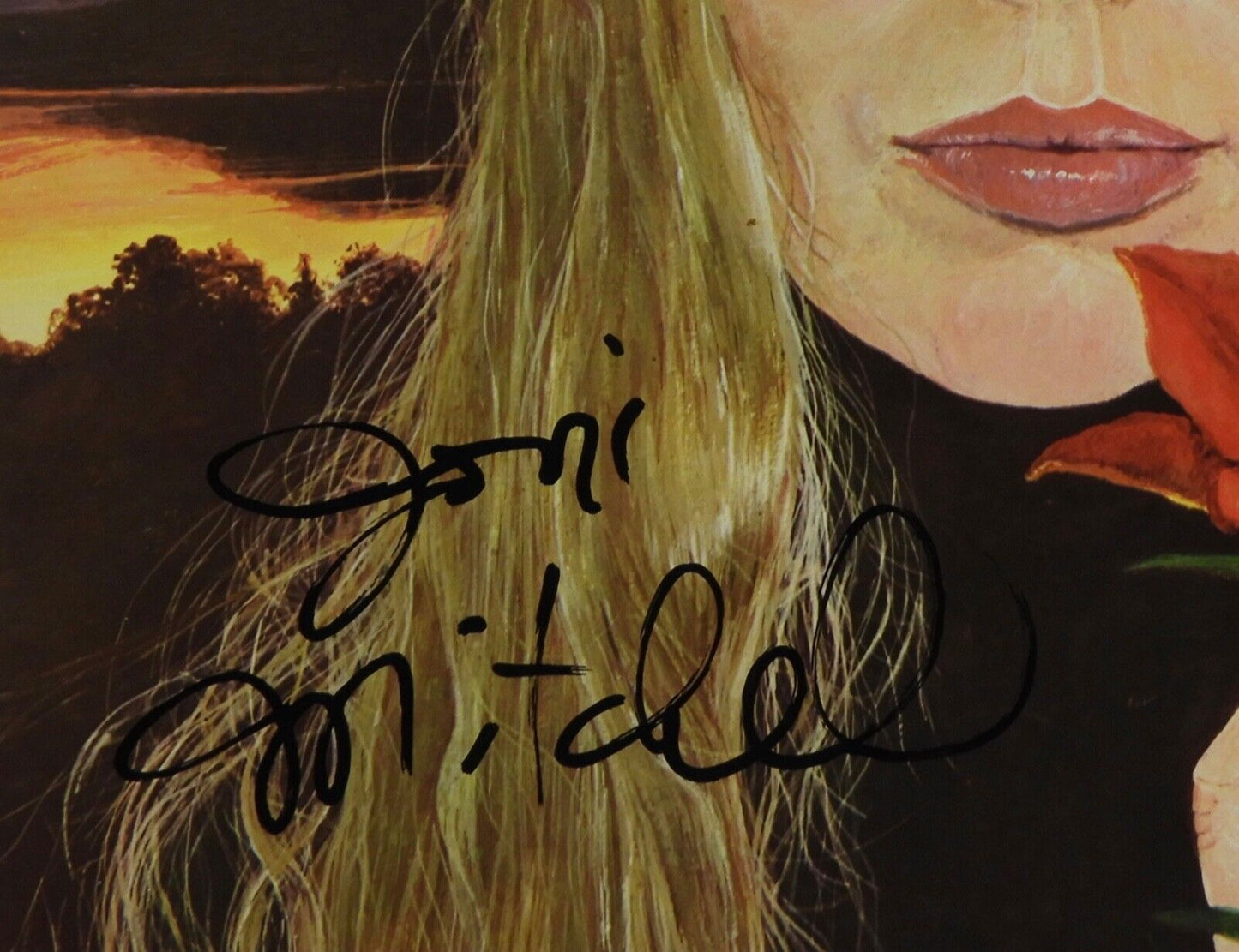 Joni Mitchell Autograph Signed Record Vinyl Album Clouds Epperson REAL