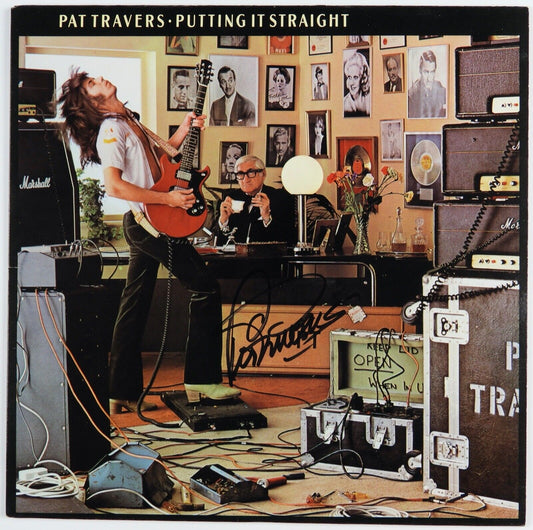 Pat Travers JSA Signed Autograph Album Vinyl Record Putting It Straight