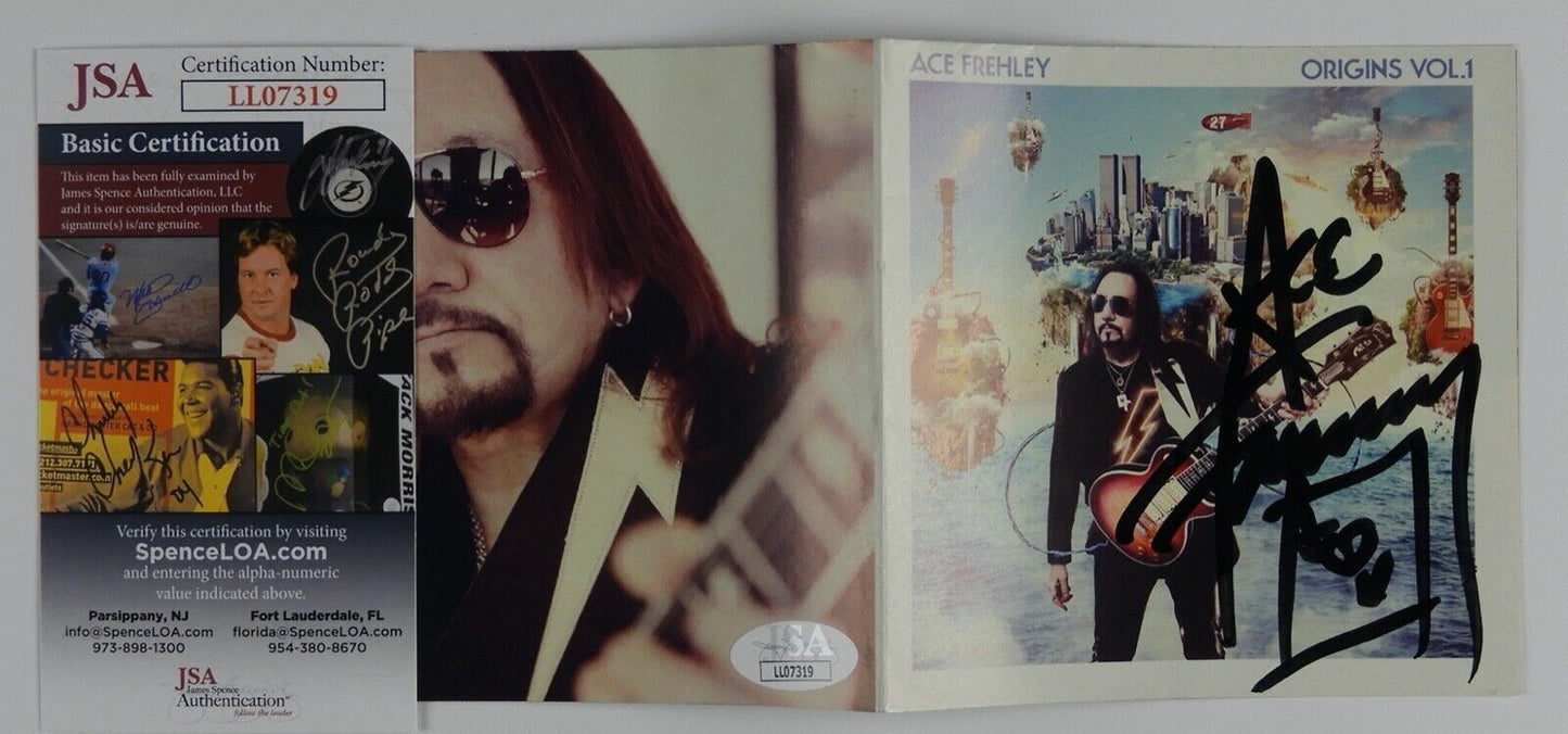 Ace Frehley JSA Signed Autograph CD Booklet Origins Vol 1 KISS