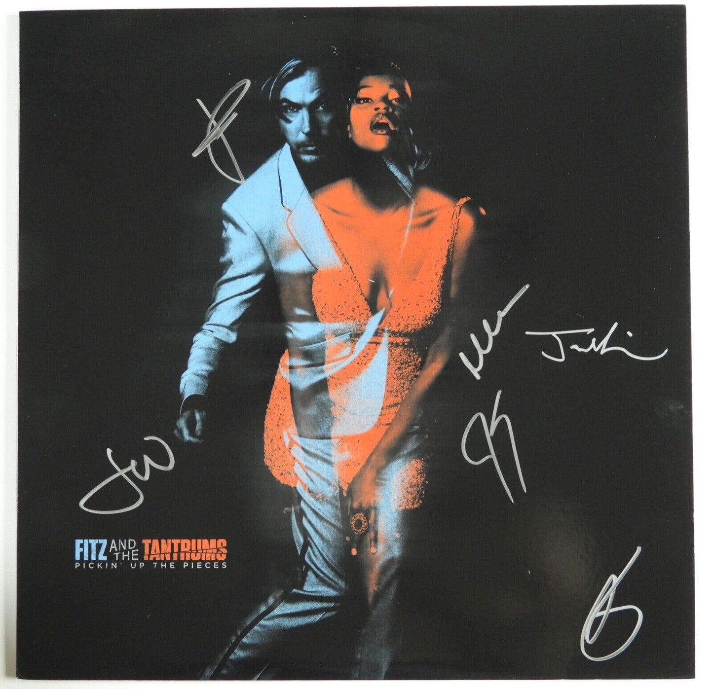 Fitz And The Tantrums  JSA Fully Signed Autograph Album Colored Vinyl