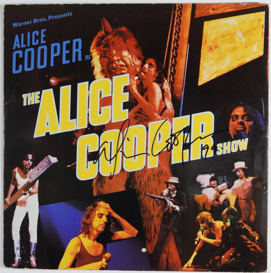 Alice Cooper JSA Signed Autograph Record Album Vinyl The Alice Cooper Show