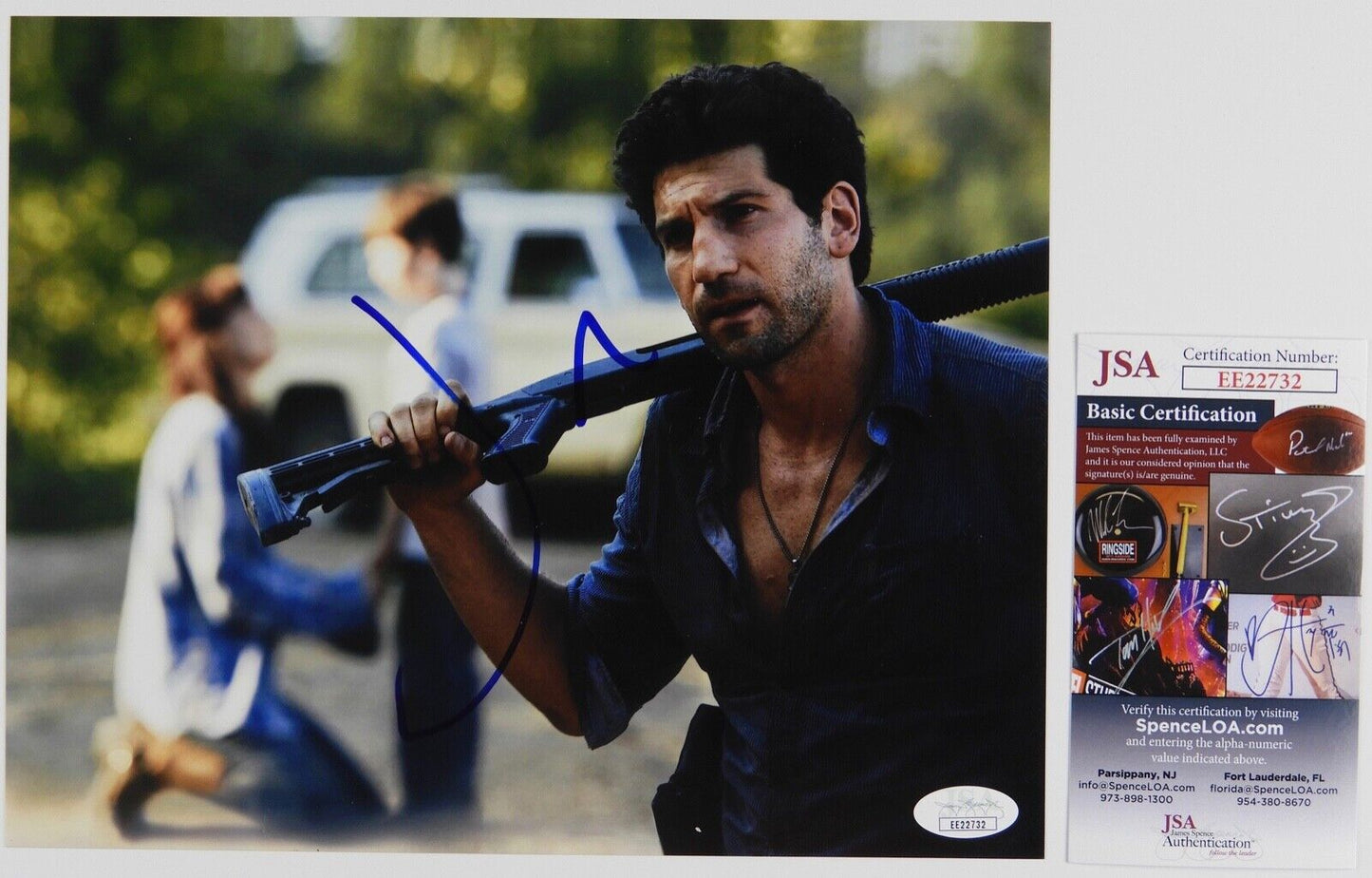 Jon Bernthal Shane The Walking Dead Autograph Signed Photo JSA 8 x 10