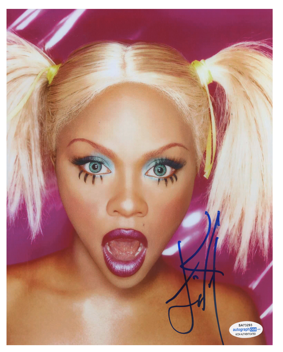 Lil Kim Signed ACOA Signed Autograph 8 x 10 Photo