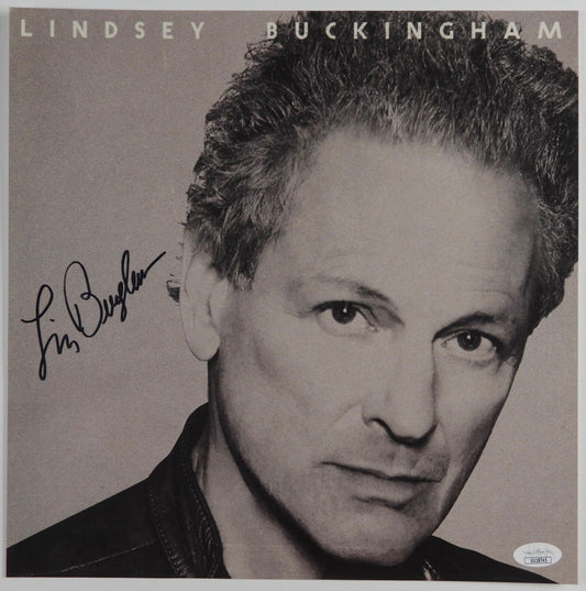 Lindsey Buckingham JSA Autograph Signed Record Album Flat Fleetwood Mac