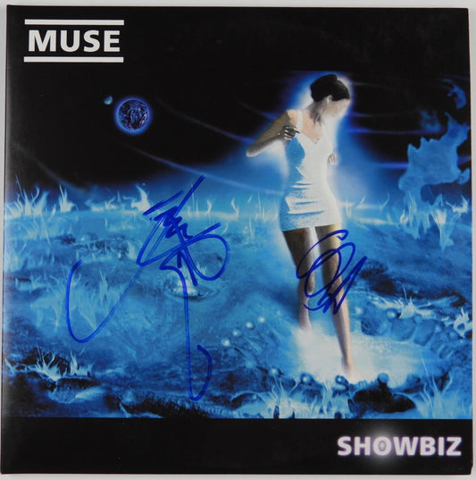 MUSE JSA Signed Autograph Album Record Showbiz Chris Wolstenholme Dominic