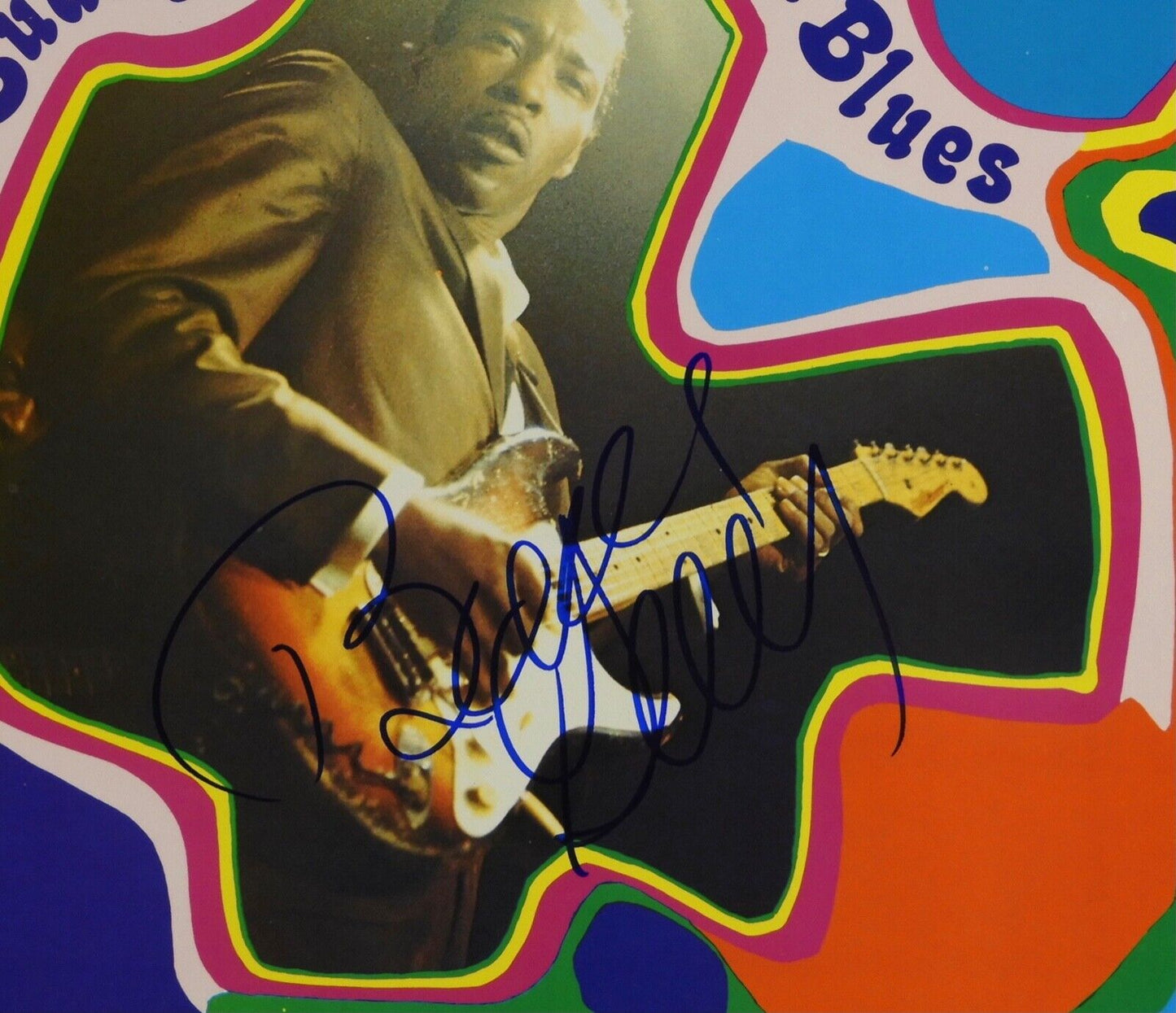 Buddy Guy Signed Autograph JSA A Man & The Blues Vanguard Album LP Vinyl Record