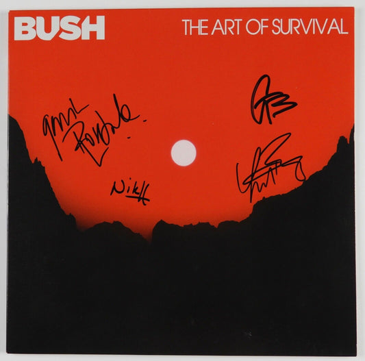 Bush JSA Fully Signed Autograph Album Record The Art Off Survival