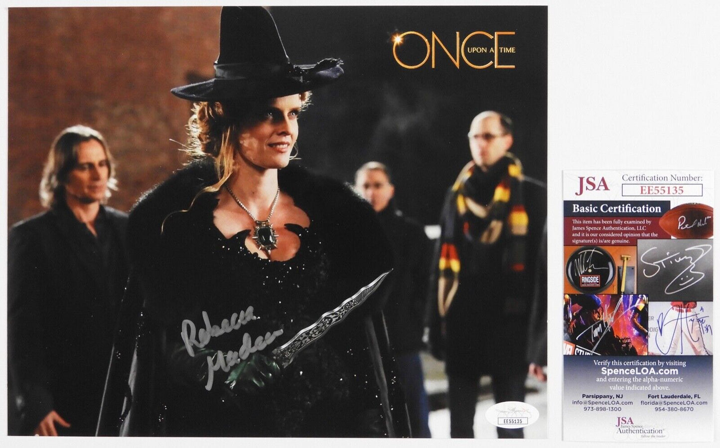 Rebecca Mader Once Upon A Time Autograph Signed Photo JSA Photo 8 x 10