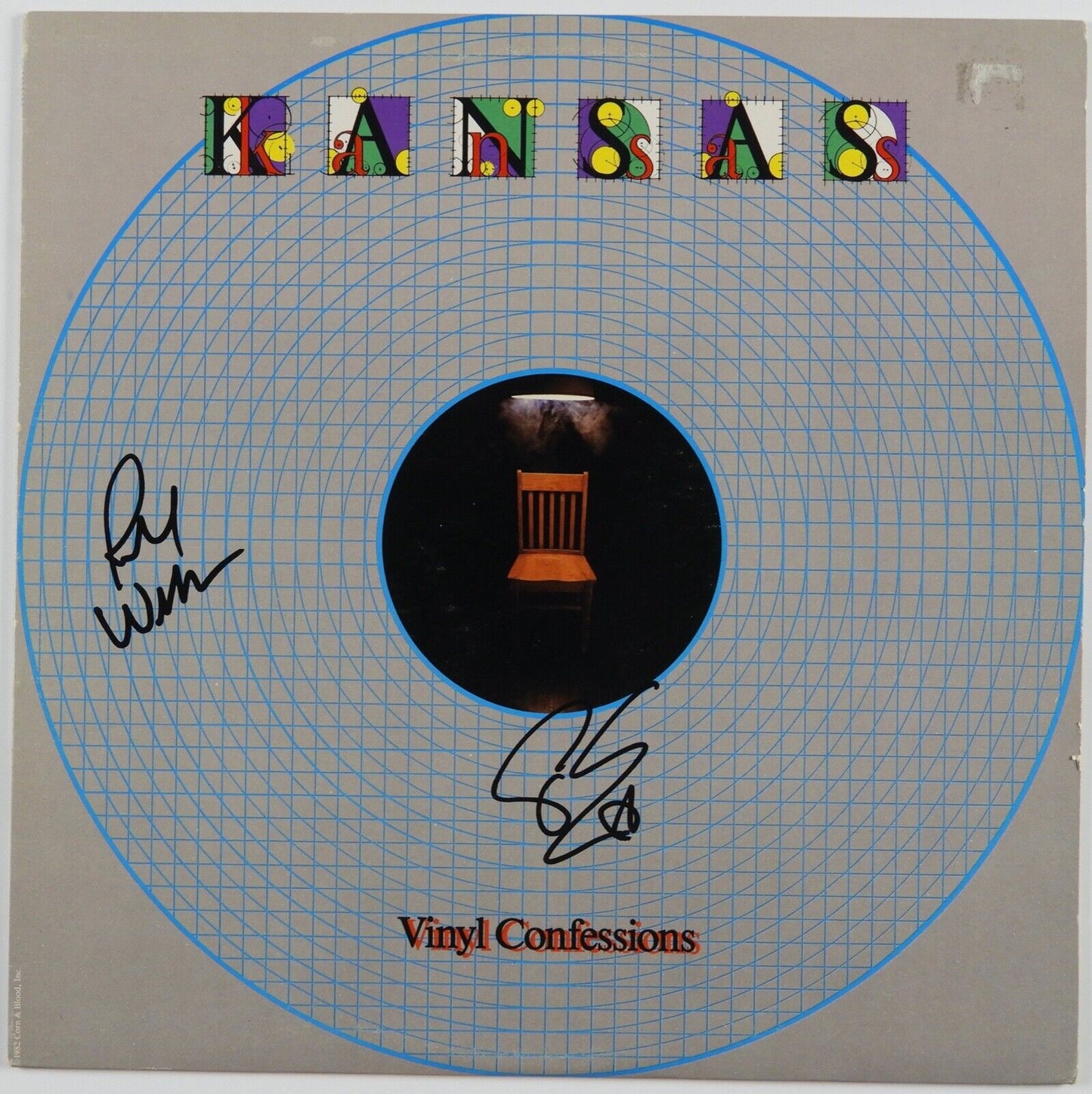 Kansas JSA Signed Autograph Album Record Vinyl LP Confessions