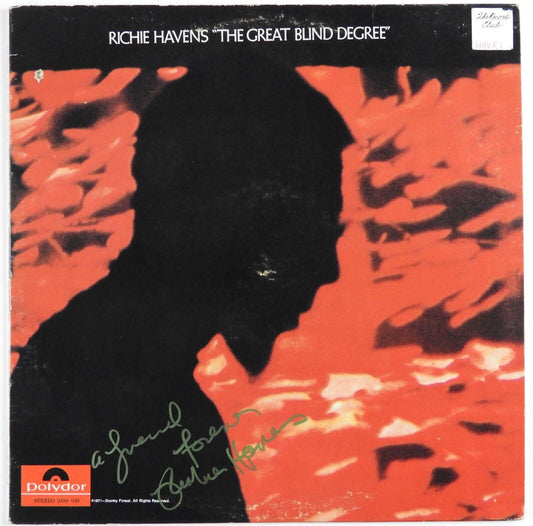 Richie Havens JSA Signed Autograph Album Record The Great Blind Degree