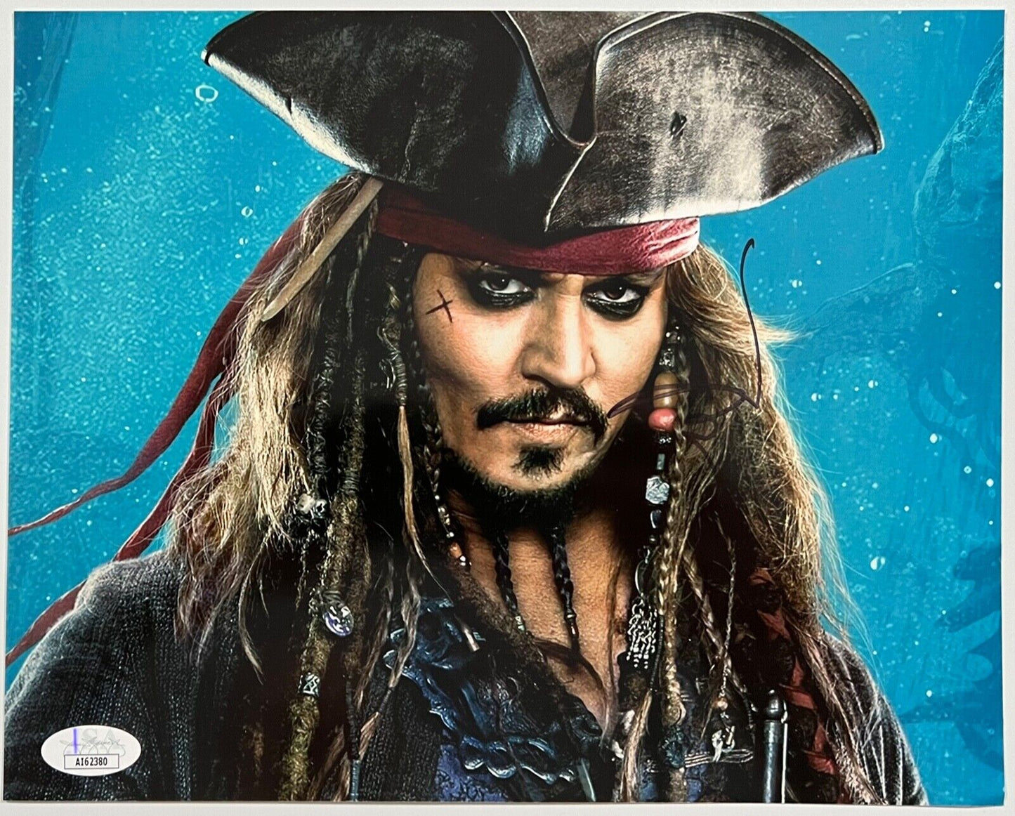 Johnny Depp JSA Signed Autograph 8 x 10 photo Pirates Of The Caribbean