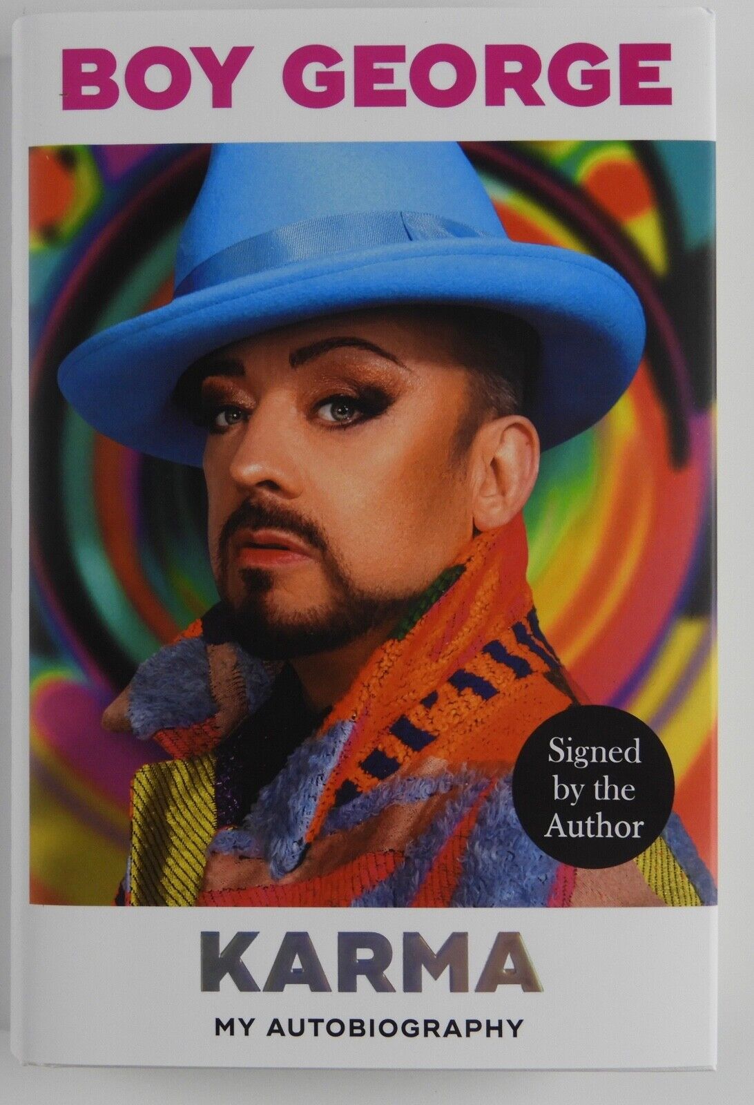 Boy George JSA Autograph Signed Book Karma Culture Club