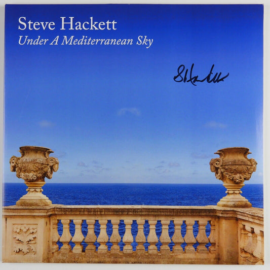 Steve Hackett Signed JSA Autograph Album Record Vinyl Under A Mediterranean Sky