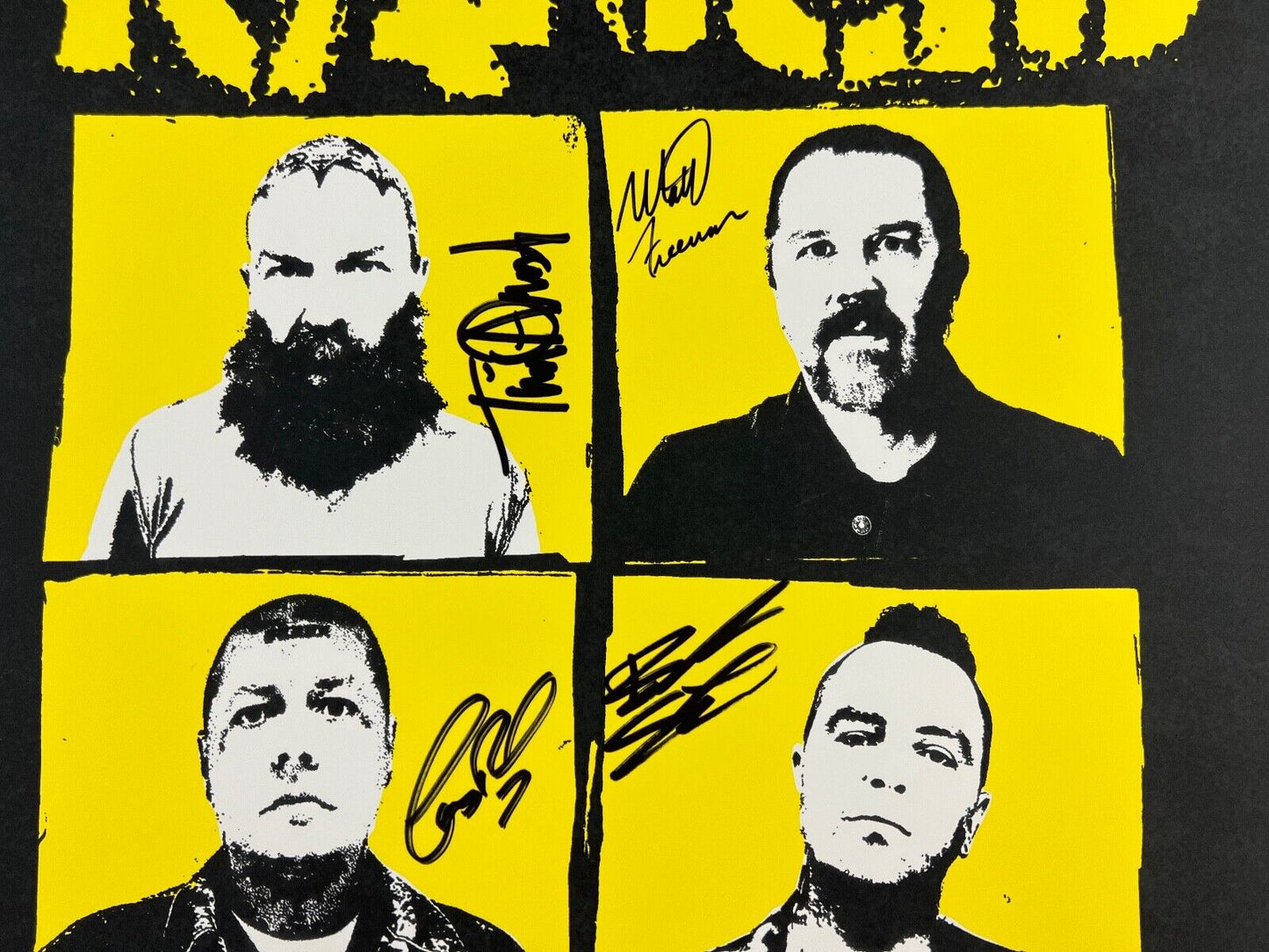 Rancid JSA Signed Autograph Lithograph Poster  Fully signed Tim Armstrong +