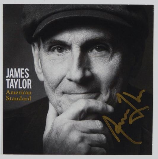 James Taylor JSA Signed Autograph CD Booklet American Standard