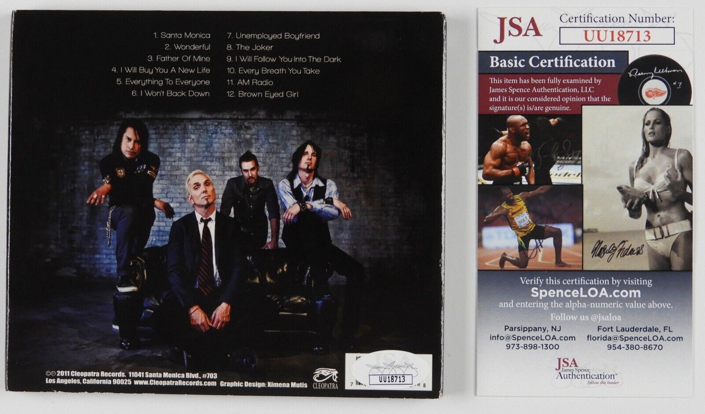 Everclear Fully JSA Signed Autograph CD Return To Santa Monica