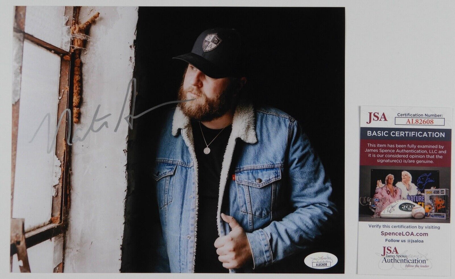 Nate Smith JSA Signed Autograph 8 x 10 Photo Country Music Star