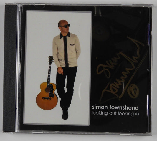 Simon Townshend JSA Signed Autograph CD Looking Out Looking In