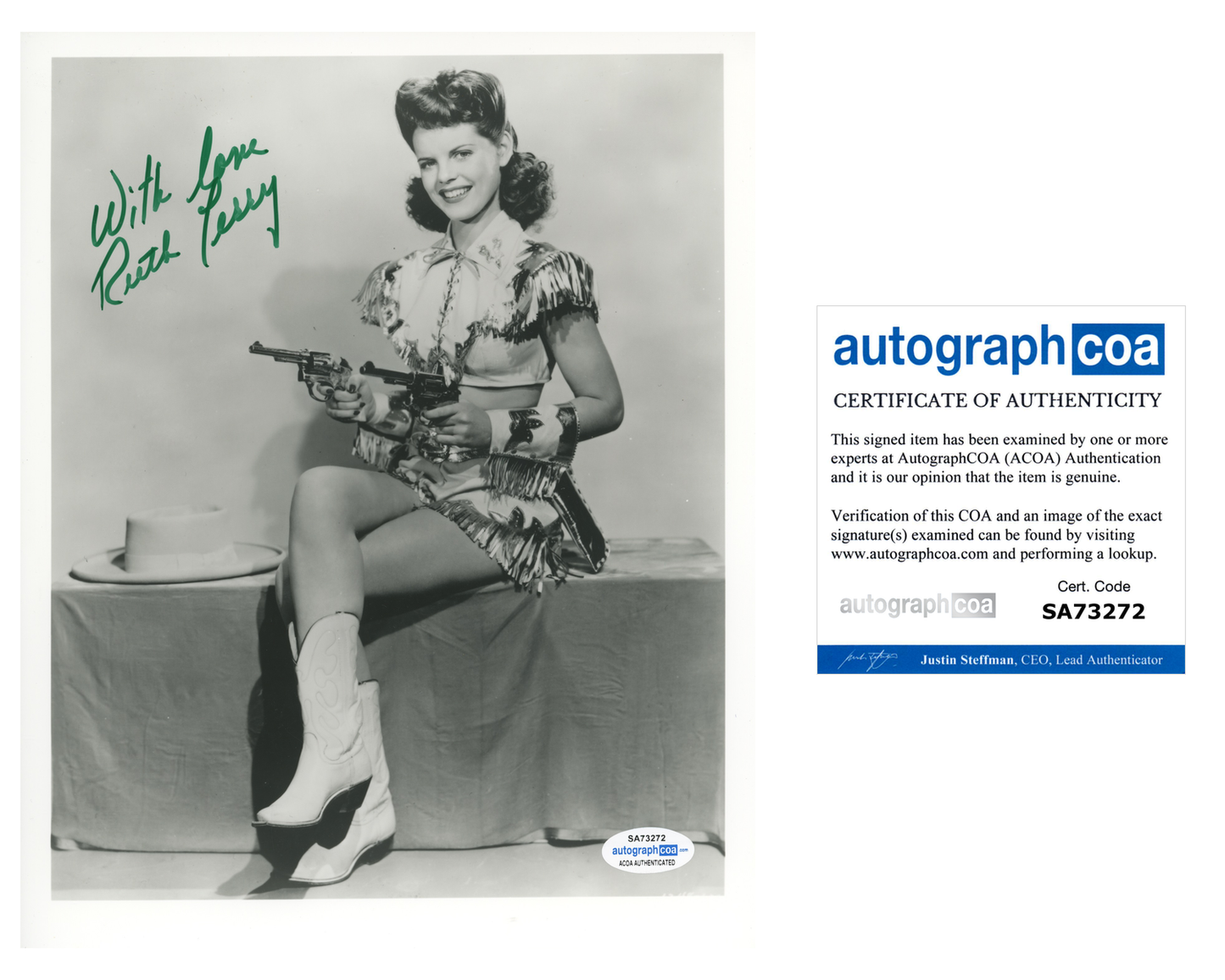 Ruth Terry ACOA Signed Autograph 8 x 10 Photo