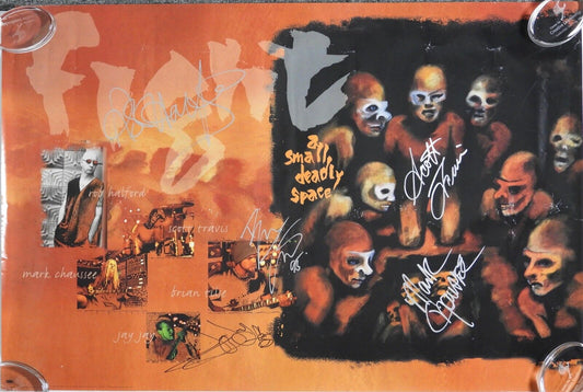 Rob Halford Fight Band Signed JSA Signed Autograph Poster Judas Priest