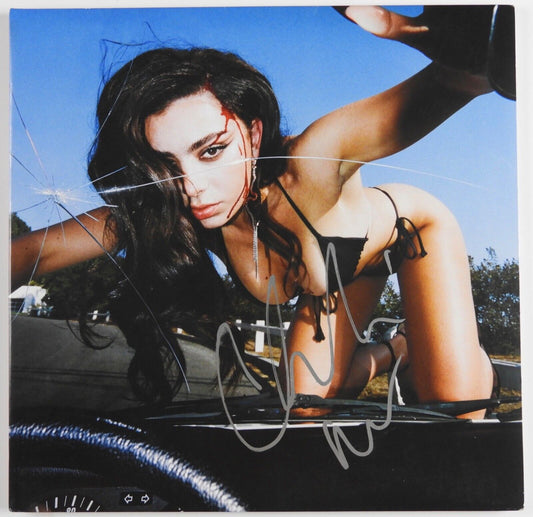 Charlie XCX JSA Autograph Fully Signed Album Vinyl Record Crash