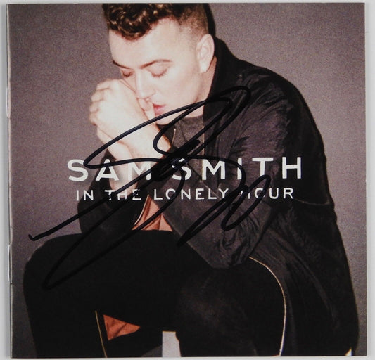 Sam Smith In The Lonely Hour signed autograph CD Booklet JSA