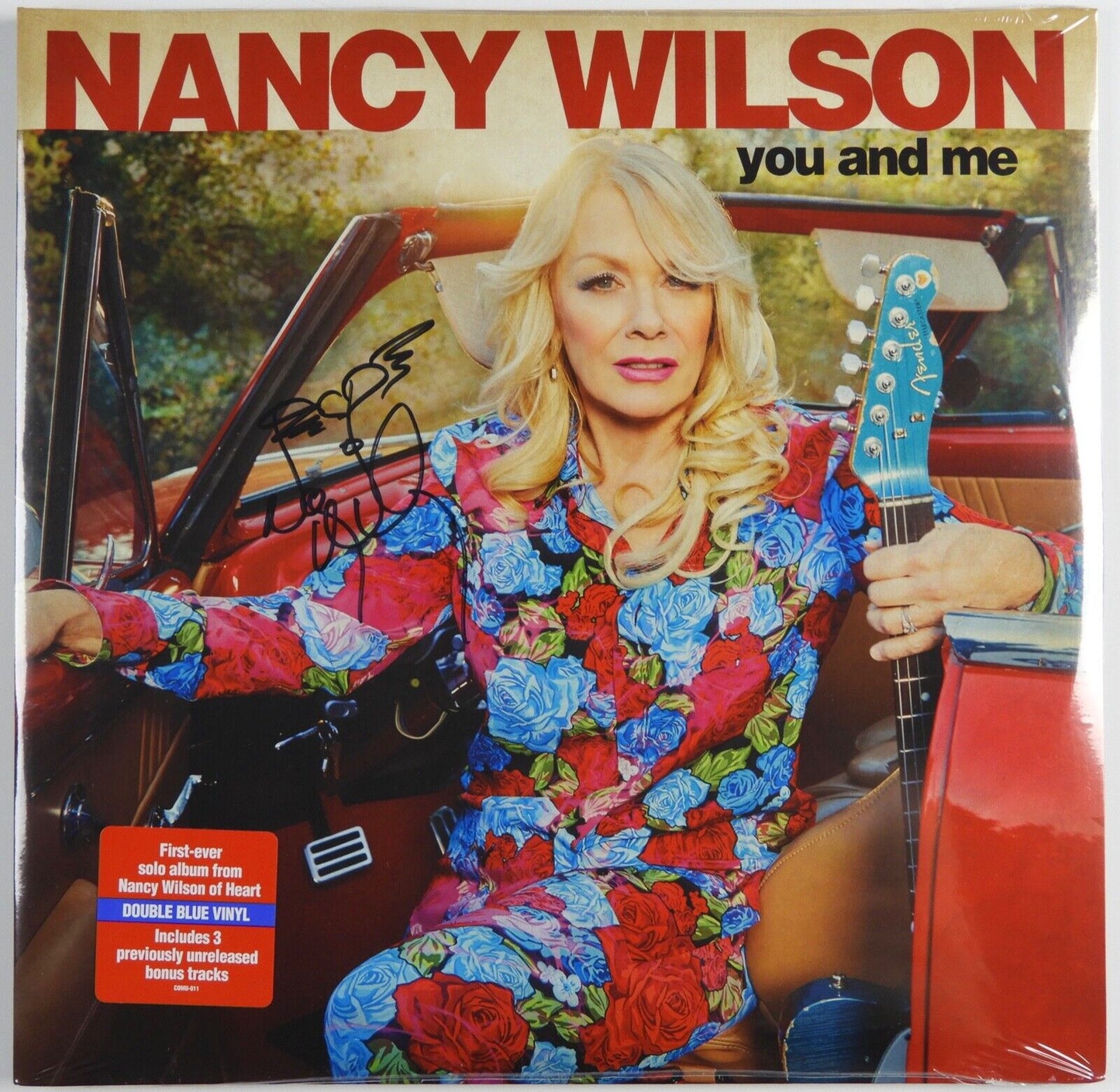 Nancy Wilson Heart Autograph Signed Record Album Sealed You And Me Blue Vinyl