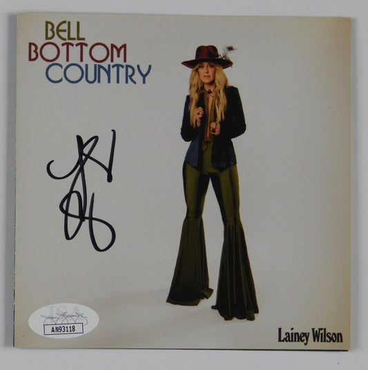Lainey Wilson JSA Autograph Signed CD Booklet Bell Bottom Country