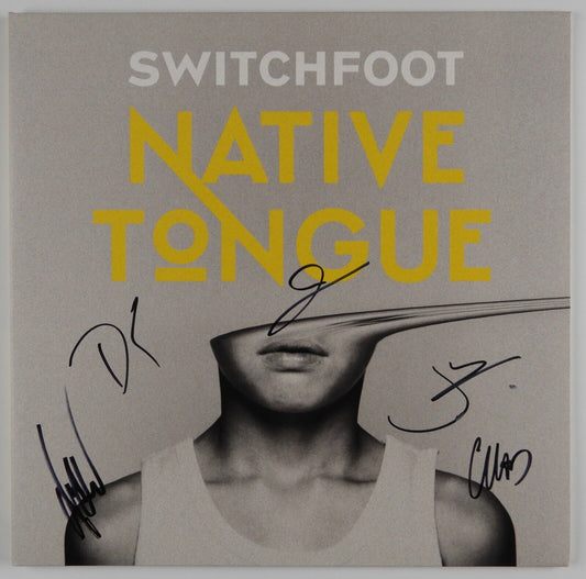 Switchfoot Fully Signed JSA Autograph Signed Album Record Native Tongue