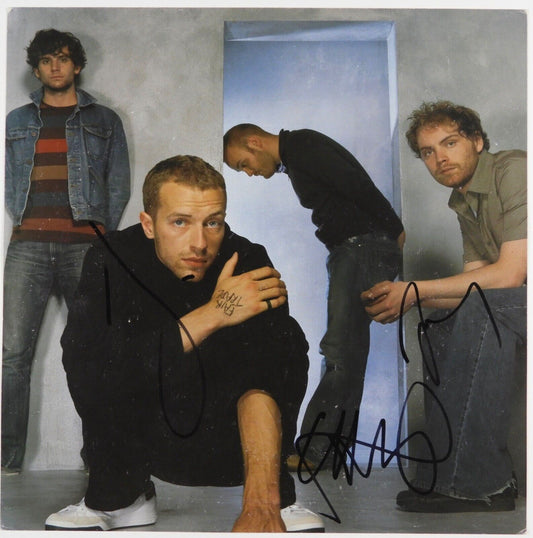 Coldplay JSA Signed Autograph Album Flat A Rush Of Blood Chris Martin Guy Jonny