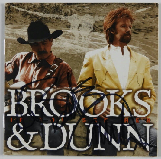 Brooks and Dunn JSA Signed Autograph CD Country If You See Her