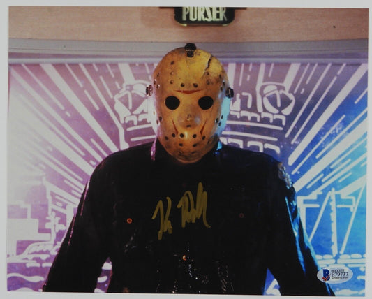 Kane Hodder Jason Friday the 13th Autograph Signed Photo Beckett BAS Photo
