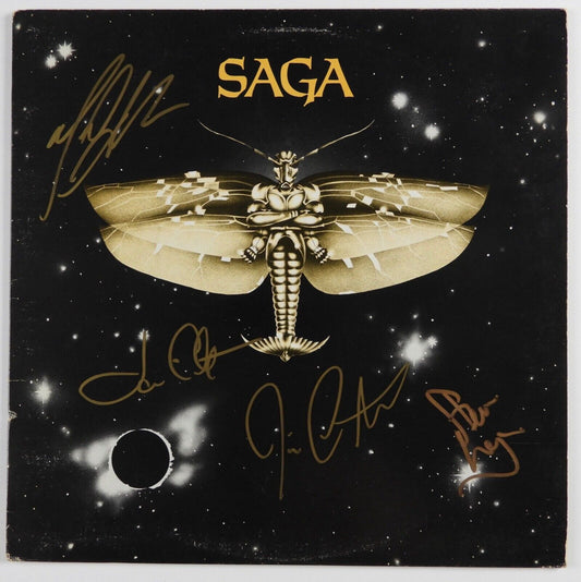 Saga Signed JSA Signed Autograph Album Record LP