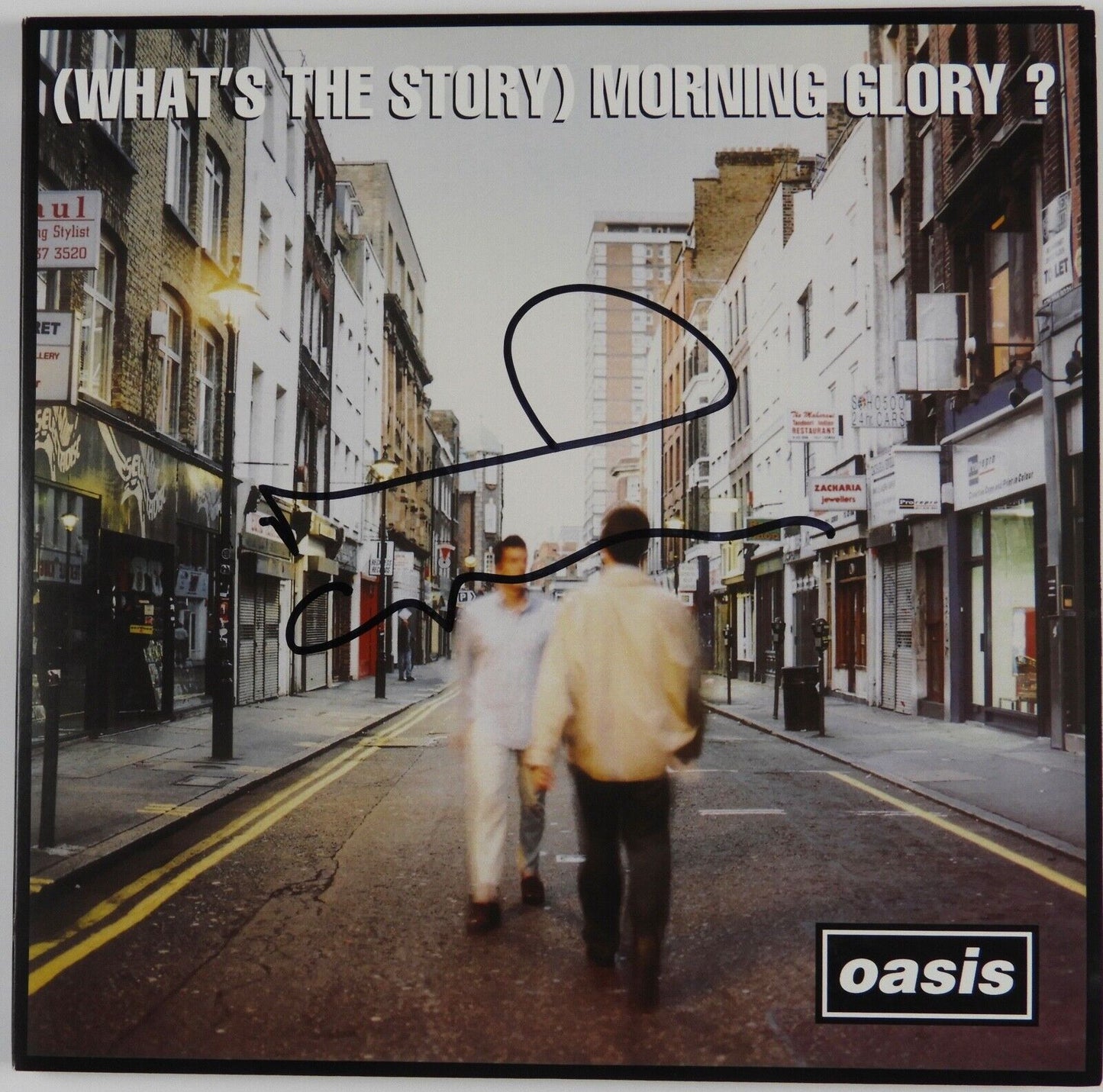 Oasis Noel Gallagher JSA Signed Autograph Album Record Vinyl Morning Glory