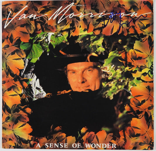 Van Morrison JSA Signed Autograph Record Album Vinyl Irish A Sense Of Wonder