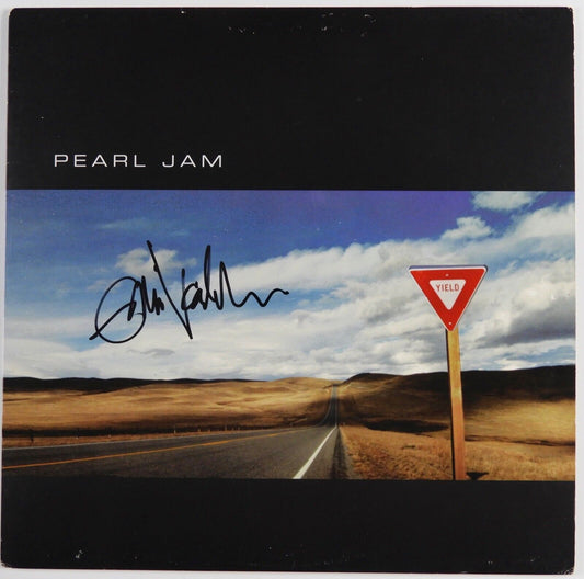 Eddie Vedder JSA  Signed Autograph Pearl Jam Album Record Vinyl Yield