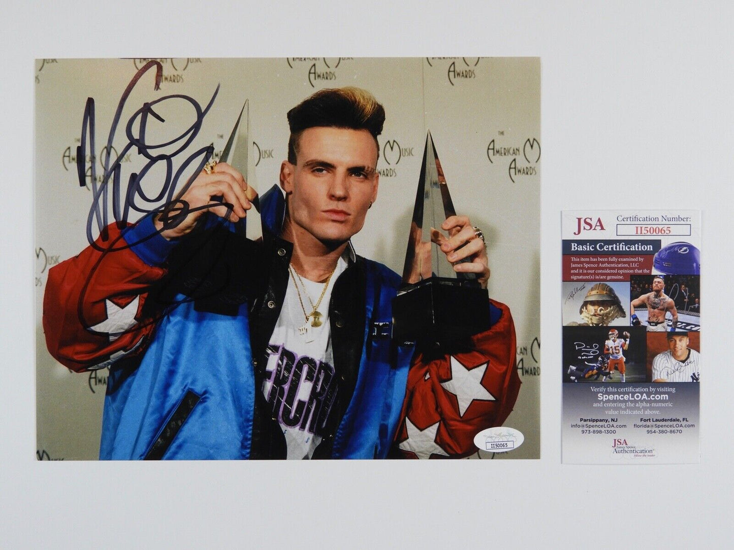 Vanilla Ice Autograph JSA 8 x 10 Signed Photo