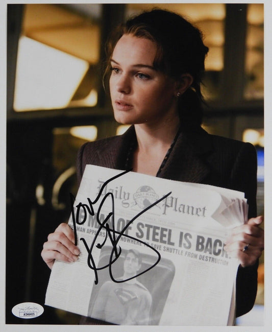 Katherine Bosworth JSA Signed Autograph Photo 8 x 10 Superman Lois Lane