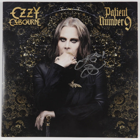 Ozzy Osbourne JSA Signed Autograph Record Album Patient Number 9