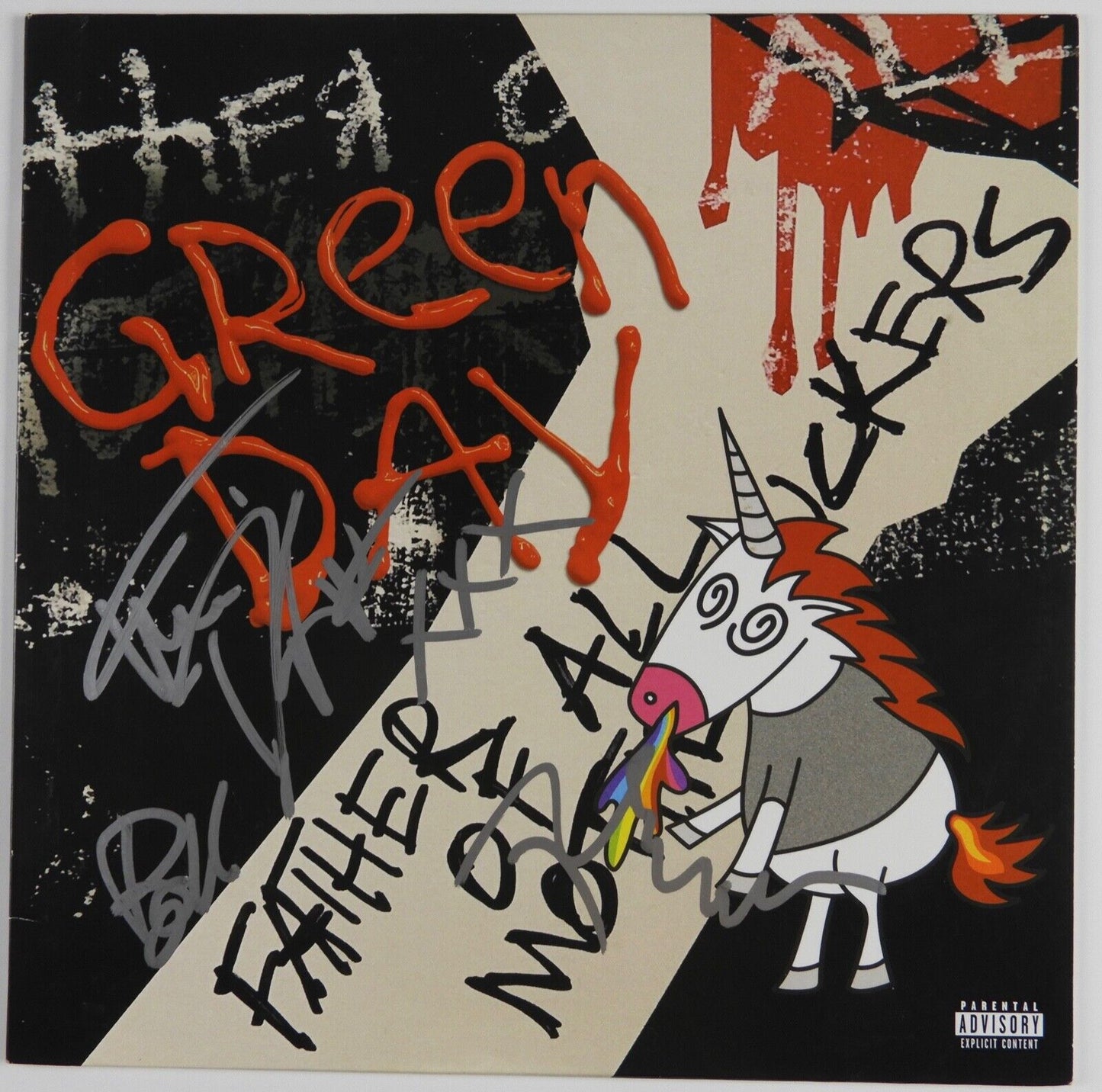 Green Day JSA Fully Signed Autograph Album Record Vinyl Billie Joe