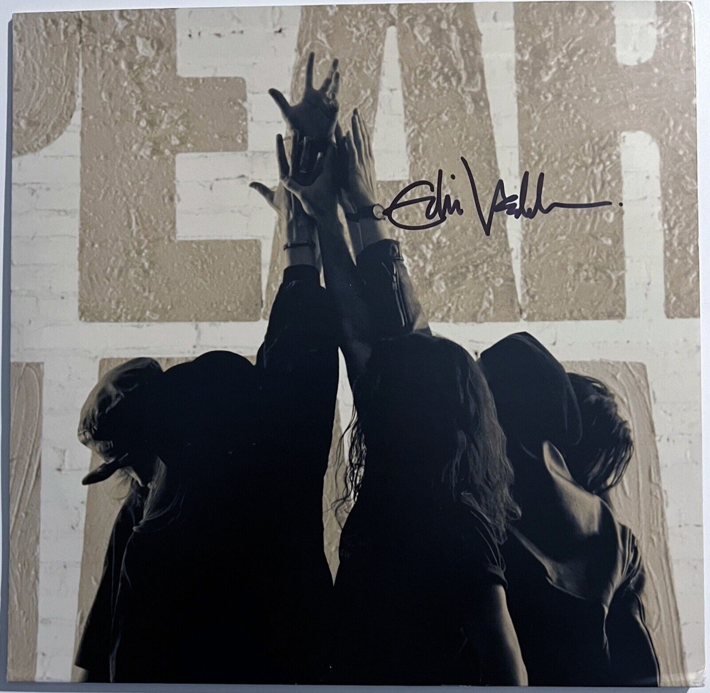 Eddie Vedder Beckett Signed Autograph Pearl Jam 10 Album Record Vinyl