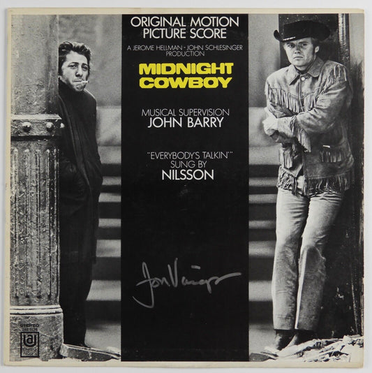 Jon Voight Signed Autograph JSA Record Album Vinyl LP Midnight Cowboy Soundtrack