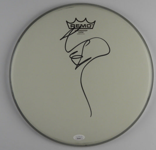 Nick Mason Pink Floyd Autograph Signed Drum Head JSA COA 12" FA LOA