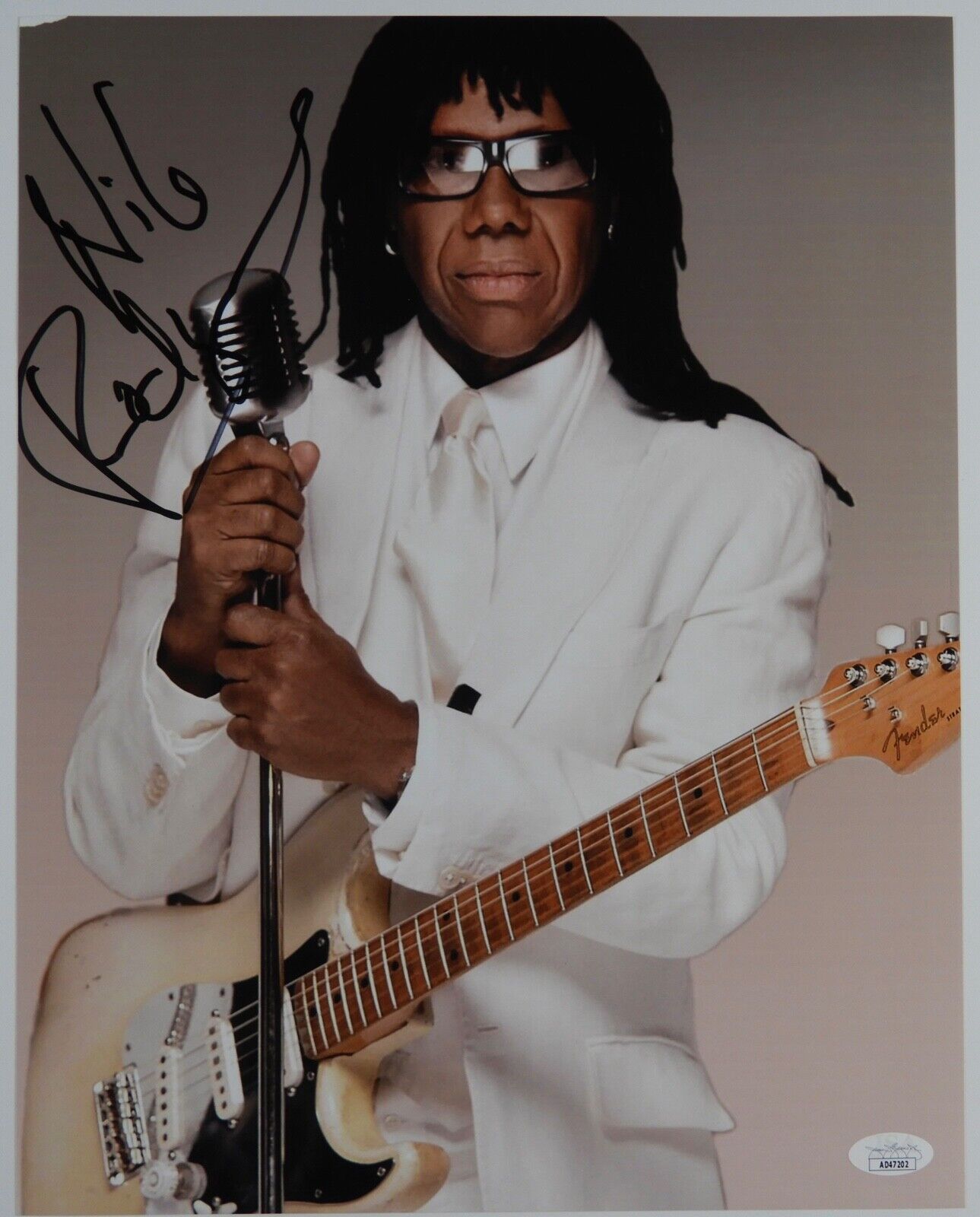 Nile Rodgers JSA Signed Autograph Photo 11 x 14 Raising Arizona