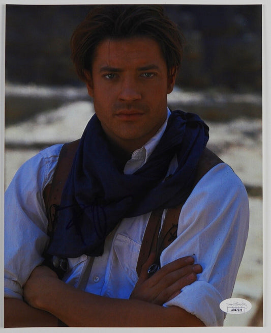 Brendan Fraser JSA Signed Autograph Photo 8 x 10 The Mummy