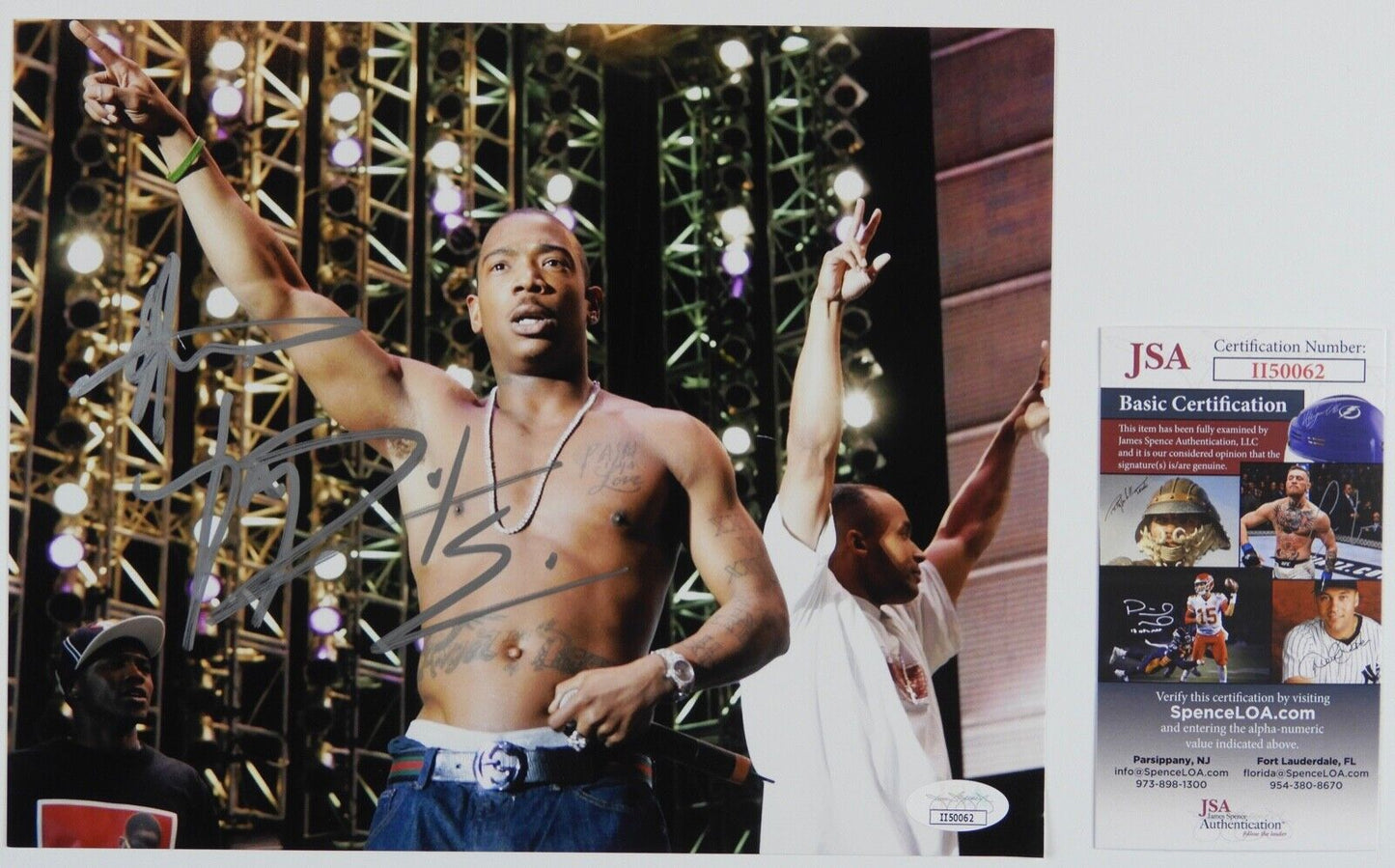 Ja Rule Autograph JSA 8 x 10 Signed Photo