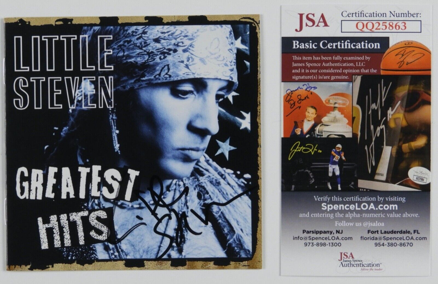 Little Steven JSA signed autograph CD Cover Greatest Hits