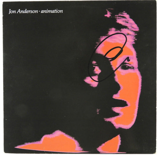 Jon Anderson YES JSA Signed Autograph Record Album Vinyl Animation