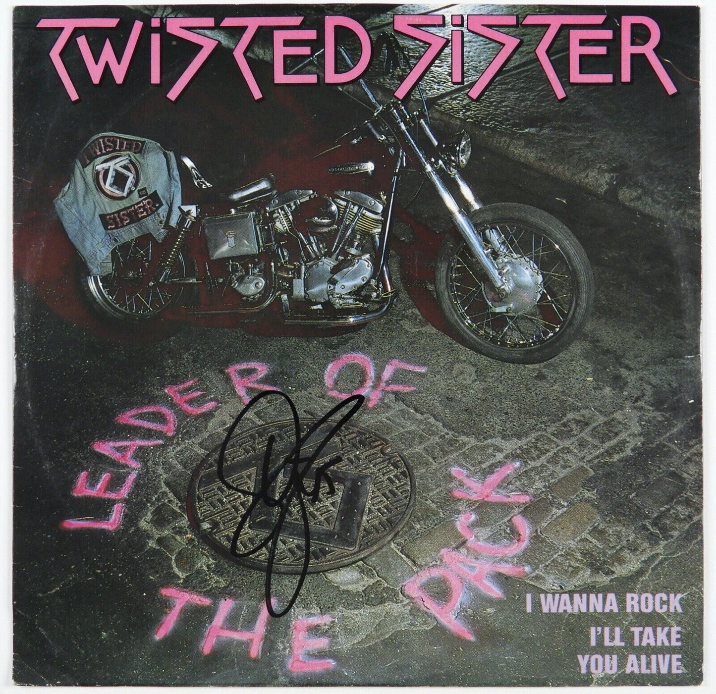 Twisted Sister Dee Snider JSA Signed Autograph Album Record Leader Of The Pack